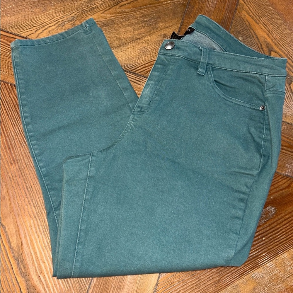 EUC Lane Bryant Crop/Ankle Teal Pants- Size 18